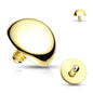 Surgical Steel Internally Threaded Round Dome (Top Only)