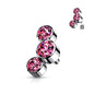 Surgical Steel Internally Threaded 3 Curve Bezel Set Top Only