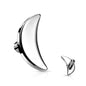 Surgical Steel Internally Threaded 3mm Moon (Top Only)